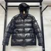 Chaqueta Acolchada de Algodón Maya Negra Clásica Traje de Panadero Cómoda Cálida Resistente al Frío con Capucha Chaqueta al por Mayor Transfronterizo