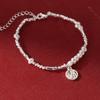 Pulsera de la Fortuna Plata S925 Plata Rota Nicho Senior Lujo Ligero Perla Corte Irregular Pulsera para Novia S6496