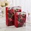 Bolsa de Regalo para el Día de San Valentín Chino Bolsa Creativa Transparente para Empaque de Regalo Flor Sanadora Flor de Rosa Bolsa de Regalo