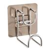 Artefacto colgante para lavabo de baño estante de almacenamiento de lavabo sin perforaciones gancho gancho adhesivo sin rastro estante de lavabo montado en la pared de lujo ligero