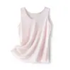 Nuevo Chal Coreano de Verano 2025 de Algodón y Lino Color Crema para Mujer, Camiseta Básica Casual Ajustada, Ropa Interior Transpirable y Versátil