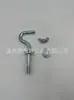 Gancho Galvanizado em S com Porca e Arruela para Acampamento ao Ar Livre, Rede, Barraca, Conector de Metal, Acessórios de Ferragens