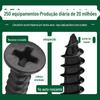 Parafusos Autoatarraxantes Cabeça Escareada Preta Oxidada Ka Parafusos Phillips Parafusos de Móveis Feitos Sob Medida M2/M3/M4