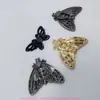 Exquisita Joyería de Mariposa Polilla de Metal, Decoración de Herrajes para Sombreros, Elementos Populares para Ropa de Cuero, Producción y Venta al por Mayor por Fabricante