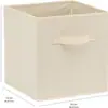 Caja de Almacenamiento de Tela Cubo Estante Armario Bolsa de Almacenamiento Cubo Plegable Bolsa de Almacenamiento Cuadrada con Asa Caja