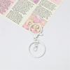 Llavero de metal con colgante de langosta pintada a mano, accesorios de joyería DIY, llavero de tres piezas de ocho colores
