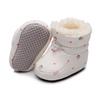 Sapatos para Bebês e Crianças Pequenas, Botas de Algodão Grossas e Quentes de Inverno, Sapatos de Cano Alto Infantis para Meninos e Meninas, Sapatos de Algodão 0-3, Antiderrapantes