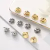 Tapones de Acero Inoxidable tipo Bala Antiperdida para Aretes, Gorros de Oreja de Moda Más Vendidos, Accesorios Universales para Pendientes