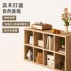 Estantería de Piso Estilo Tronco Gabinete de Pared Integrado Gabinete de Almacenamiento Gabinete de Almacenamiento para Sala de Estar Gabinete Prellis de Estilo Japonés Doméstico Madera Maciza