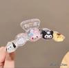 Pinza de Agarre Simple Coreana Popular en Internet 2022 Moda Nueva Japonesa y Coreana Dibujos Animados Oso Fresa Pasador de Pelo Disco de Pelo Pasador Grande para Mujer