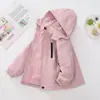 Roupa Infantil Jaqueta Impermeável Profissional para Atividades ao Ar Livre para Meninas, Casaco 3 em 1 com Forro de Lã Removível para Meninas Mais Velhas