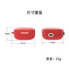Adecuado para Funda de Auriculares Bluetooth Qcyt13, Silicona Color Sólido Pieza Única Simple Cubierta Completa Funda Protectora para Carcasa de Auriculares Bluetooth
