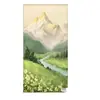 De volta com pintura de paisagem fundo de sofá pintura de entrada da sala de estar voltada para a parede quadro pendurado vento creme varanda pintura decorativa