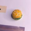 Accesorios de resina hechos a mano de Lyons, simulación de sésamo, hamburguesa pequeña, hamburguesa larga, funda para teléfono, pegamento en crema, material de bricolaje, joyería