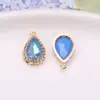 Ninho de Pássaro de Cobre Banhado a Ouro Garra de Cristal Diamante Pingente Gota de Água Mocha Acessórios de Roupa DIY Colar Brincos Pingente Joias