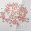 Cross-border quente-venda pressão top dois grânulos pontiagudos diâmetro 4 MM contas de cristal contas de diamante diy jóias acessórios
