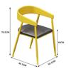 Mesa de bar de estilo industrial, mesa de comedor y silla combinadas, mesa de bar musical, gimnasio, hotel, tienda de té con leche, mesa redonda pequeña de hierro para ocio
