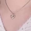 Collar de amor transfronterizo de 8 caracteres no se desvanece moda nicho femenina simple de alta gama colgante de amor cadena caliente al por mayor