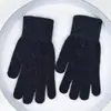 Guantes de Lana para Mujer de Color Sólido Tejidos de Invierno con Pantalla Táctil, Cortavientos, Forro Polar, Cálidos, Resistentes al Frío, Guantes de Invierno para Dedos de Mujer