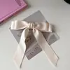 Celebridad de Internet Coreana Misma Hada Dulce Lazo de Cinta Trasera Pinza para el Cabello de Cola de Caballo Alta Pinza de Resorte