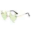 Gafas de Sol Sin Marco Nuevas 2026, Gafas de Sol Irregulares de Moda Trendy para Fiesta, Baile, Club, Venta al por Mayor desde el Fabricante