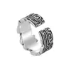 Anillo de Bestia Divina Taotie Anillo Retro Agresivo para Hombre Anillo Nafu Anillo Abierto para Hombre