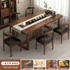 Nuevo juego de mesa de té y sillas estilo chino, adecuado para uso doméstico, balcones, mesas de té grandes, diseño minimalista, ideal para apartamentos pequeños y oficinas, perfecto para preparar té