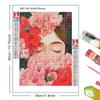 Venda Direta da Fábrica Pintura de Diamante DIY Retrato de Menina Cartoon Kit Mosaico Bordado com Diamante Quadrado/Redondo Completo