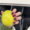 Rubi Cor Sangue de Pombo Olho de Gato Unhas Vestíveis Pura Feitura Manual Olho de Gato de Contas de Vidro Esmalte Clareador Elegante de Alta Qualidade