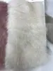 Tela de Piel Sintética de Visón Plateado con Puntas Teñidas de Dos Colores, Pelo Alto-Bajo, Tela de Felpa, Tela para Ropa, Tela para Tirar de Ropa, Muñeca