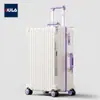 DULA2025 Nueva Maleta de Alto Valor para Mujer Maleta de Viaje con Ruedas de PC Maleta de 24 pulgadas Maleta de Cabina de Cuero de 20 pulgadas 26