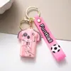 Serie de Llaveros de Goma Suave 3D de Jersey de Estrella de Fútbol Transfronterizo Colgante de Copa del Mundo Recuerdo para Estudiantes Venta al por Mayor