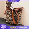 Bolso Cubo Versátil de Alta Gama Estilo Coreano para Mujer, Otoño e Invierno Retro 2026 Nueva Moda Bolso de Hombro Cruzado Más Vendido