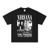 Camiseta de manga corta retro americana para hombre, de verano, de algodón grueso, de marca de moda, de media manga, para niño.