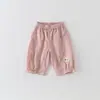 Pantalones Casuales para Niñas 2026 Nuevo Verano Estilo Coreano Pantalones Delgados para Bebés Niñas, Ropa Exterior para Niños Pequeños Pantalones Cortos, Clase A
