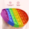 Set de Juguetes Sensoriales Push Pop Fidget en Stock Fiesta Regalo de Pascua Autismo Alivio del Estrés Materiales Didácticos