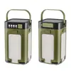 Lámpara de Tienda Plegable para Camping al Aire Libre Multifuncional de Cuatro Páginas con Carga Solar para Nuevo Producto Transfronterizo Lámpara de Tres Páginas Led