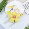 Flor de Tela Creativa Lindos Adornos Colgantes Accesorios Llavero Decoración Accesorios DIY Versátil Bolso Funda de Teléfono Hebilla Colgante