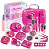 Cosméticos Auténticos con Impuestos Incluidos, Juguetes para Niños, Accesorios Realistas, Set de Maquillaje para Niñas, Bolso de Princesa, Set de Juego de Imitación