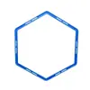 Círculo de Agilidad Octagonal Balón de Baloncesto Control de Balón Equipo de Entrenamiento Anillo de Entrenamiento Físico para Niños Círculo Hexagonal de Salto de Ritmo de Movimiento