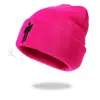 Gorro de punto Winter Star igual al de Billie Eilish Nuevo gorro de punto bordado para hombre y mujer AliExpress