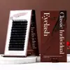 Salón de Pestañas Ultra Suave Mate Pelo Redondo Pestañas Postizas Injertadas, de un Solo Pelo, Dispuestas Densamente, Suaves, Naturales y Espesas, Especialmente Diseñadas para Maquilladores