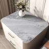 Alfombrilla Imitación Mármol para Mesita de Noche de Dormitorio Tela Cubierta Impermeable Alfombrilla Aislante Anti-Rayaduras No Lavable Resistente al Desgaste Alfombrilla Protectora de Escritorio