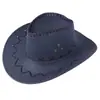 Sombrero de Vaquero Occidental para Hombres y Mujeres, Sombrero de Sol para Viajes al Aire Libre en Verano y Montañismo, Sombrero Jazz para Protección Solar en Zonas Escénicas y Pesca