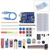 Placa de Desarrollo Uno R3 Nuevo Maker Set de 400 Agujeros Protoboard con Interruptor Módulo de Detección de Obstáculos Luz LED