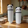 Amazon pequenos presentes desenho animado fofo estojo de lápis caixa de papelaria porta-canetas bolsa de armazenamento bolsa de lápis de silicone lavável liquidação