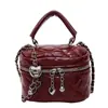 Bolso Cruzado Acolchado con Cadena Nuevo para 2025, Bolso de Mano Tipo Cubo, Bolso Pequeño Elegante de Moda para Mujer