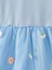 Vestido de Otoño Hecho a Medida para Niñas de Comercio Exterior, Nuevo Estilo Primavera y Otoño 2026 Vestido de Princesa para Niños, Vestido de Malla con Estrellas de Manga Larga, Moderno