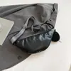 Estilo Coreano Brillante Pedrería Moda Bolso de Cintura de un Solo Hombro Bolso de Pecho Bolso Cruzado para Mujeres Versátil Moderno Genial Celebridad de Internet Correa Ancha para el Hombro Billetera