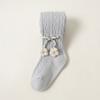 Nuevas Medias Clásicas de Estilo Coreano para Niñas, Temporada de Primavera y Otoño, Trenzadas a los Lados, Doble Línea, Lazo de Ciruela, Combinan con Todo